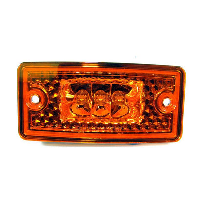 4-9/16" X 2-1/4" Amber Cab Led Light With 3 Leds And Amber Lens | F235258