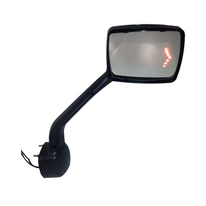 Hood Mirror w/Led Turn Light Replacement For Kenworth T680/880, Peterbilt 579 - Driver Side | F247659