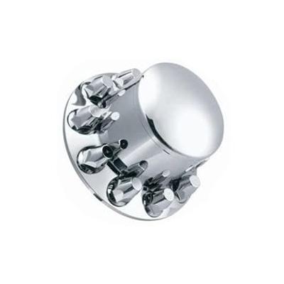 Chrome Axle Cover Kit w/ 33Mm Thread-On Nuts Covers | F247500