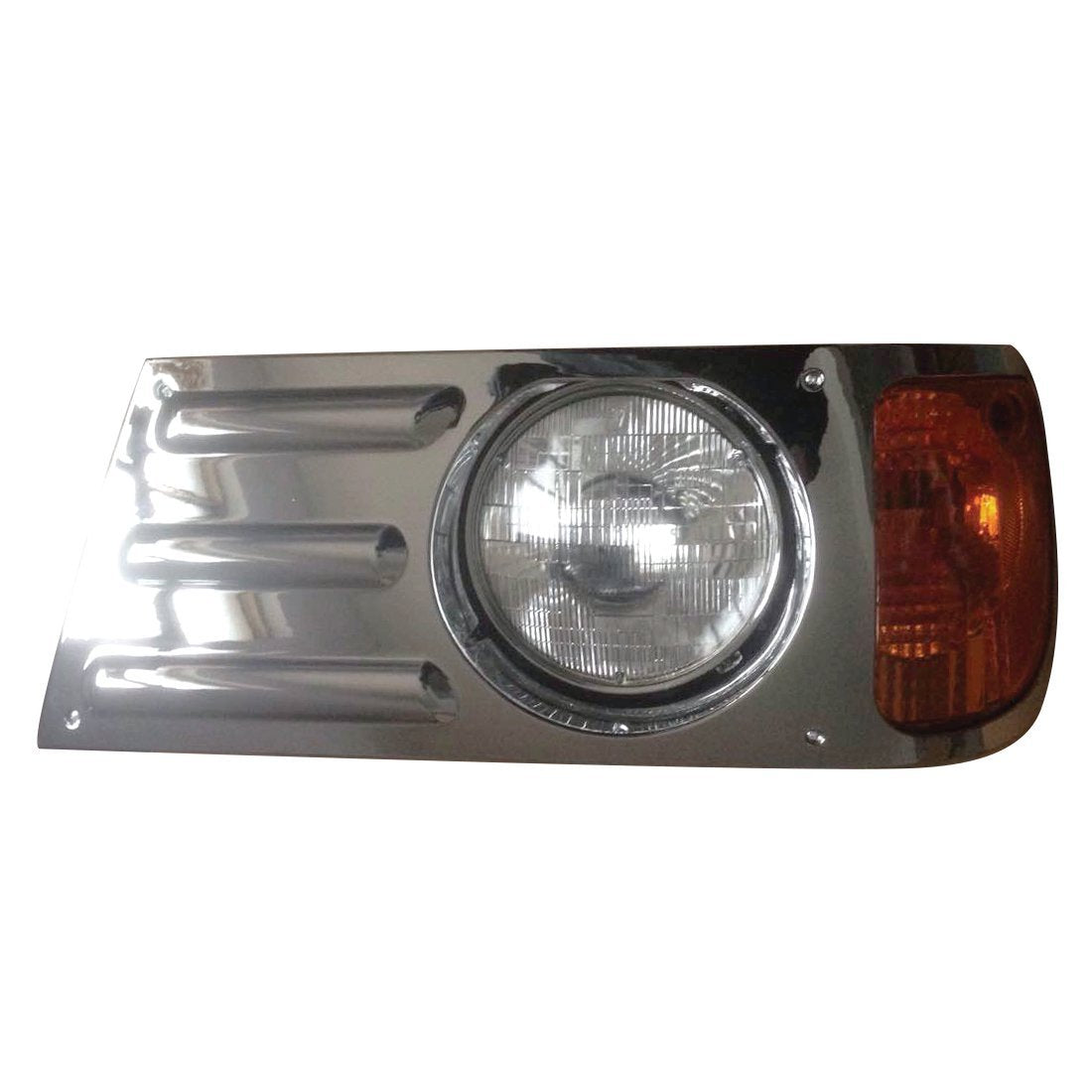 Chrome Headlight For Mack Early Granite Cv Models - Driver Side