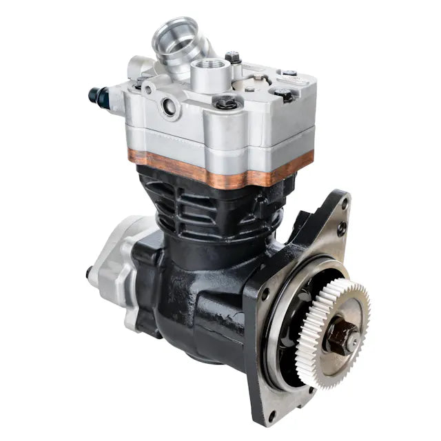 Single Cylinder Compressor - BA921 Style, Detroit Diesel DDE13/DDE15 - For Mercedes Benz ø92 mm - 360 CC - Stroke 54 mm (Narrow Mount Bolts at Bottom Flange)